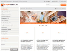 Tablet Screenshot of elektro-handel.net